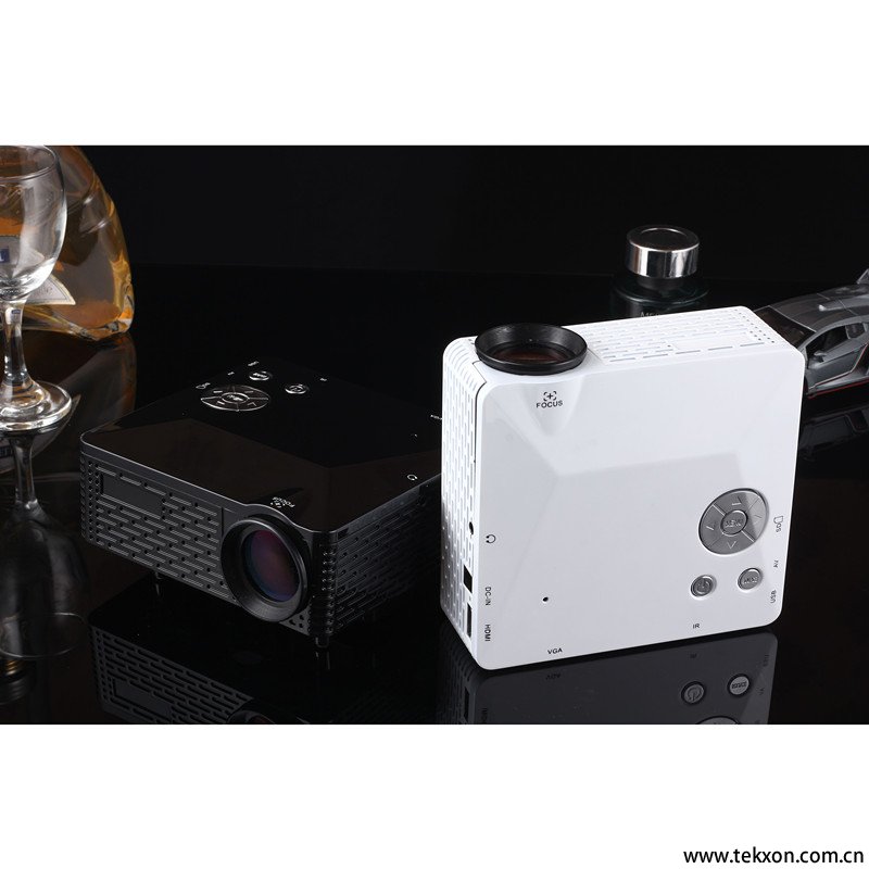 G810 Mini LED Projector LCD Portable Projector 500 Lumen Support AV/VGA/SD/USB/HDMI