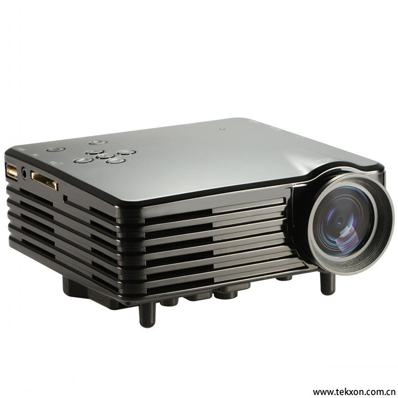 G29 60＂ Portable Mini HD LED Projector Cinema Theater, Support PC Laptop VGA input