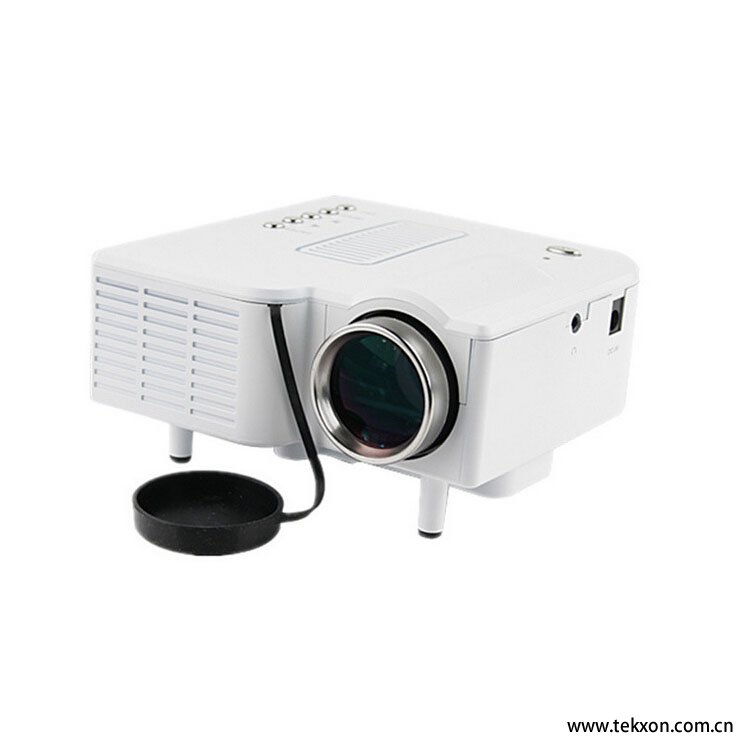 G28+ Mini AV LED Digital Projector w/USB, SD Card Slot & Speaker - 17＂ - 67＂ Display