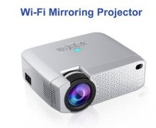G400W MINI Projector, Support IOS/Android Phone Wireless Sync Display, LED Projector for 720P home cinema, 3D Beamer
